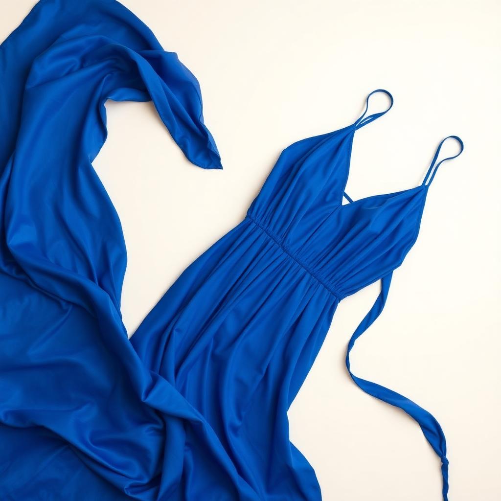 Sapphire Silk Sundress