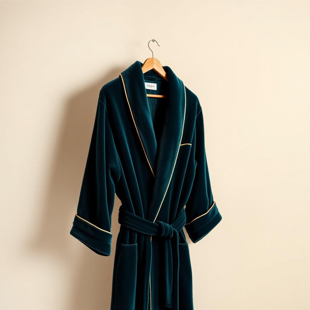 Deep Teal Plush Robe