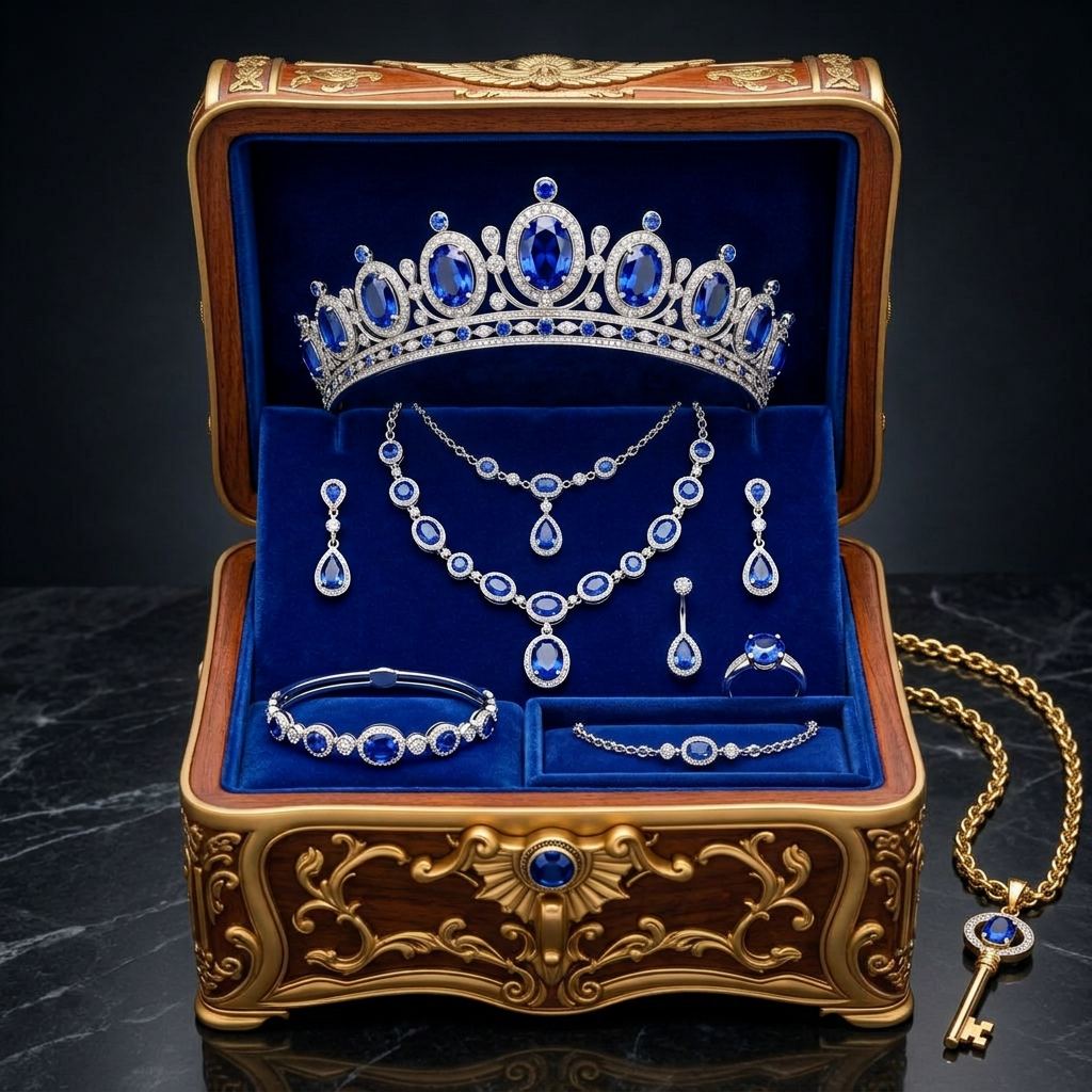 Sapphire Royal Pair Set